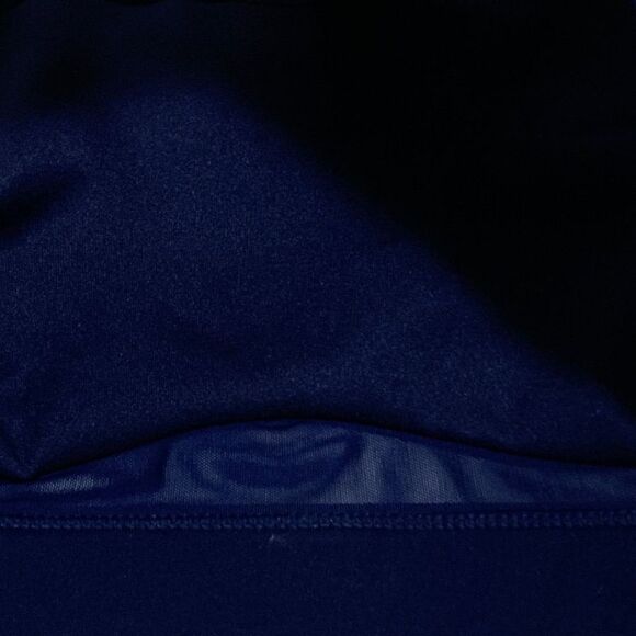 Fabletics Women's Navy Blue Crisscross Strappy Back Sports Workout Bra Medium - Picture 4 of 7